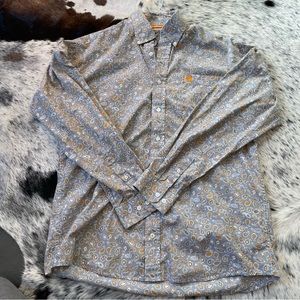 BEAUTIFUL Mens Cinch Paisley Western Shirt